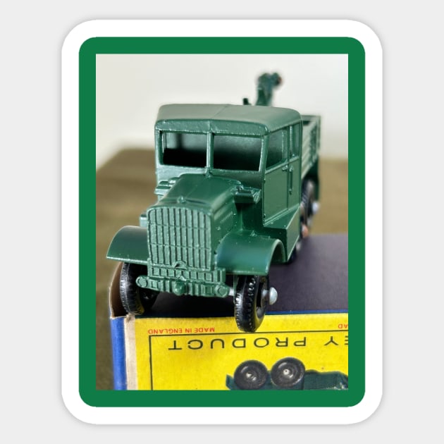 Army Matchbox Recovery Truck v1 Sticker by MrTiggersShop